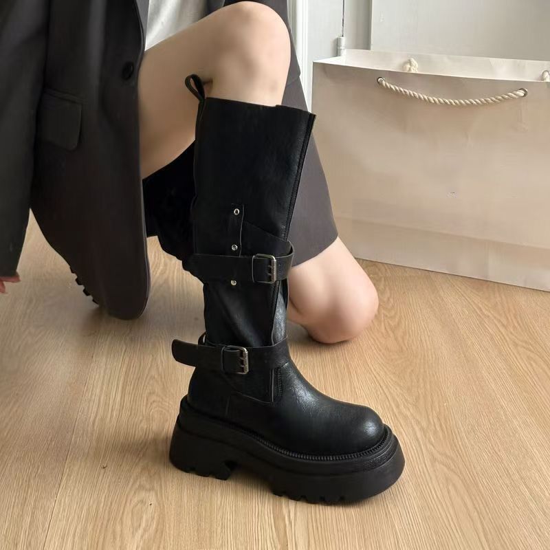 Vintage Fashion Online - Botas Femininas de Cano Alto com