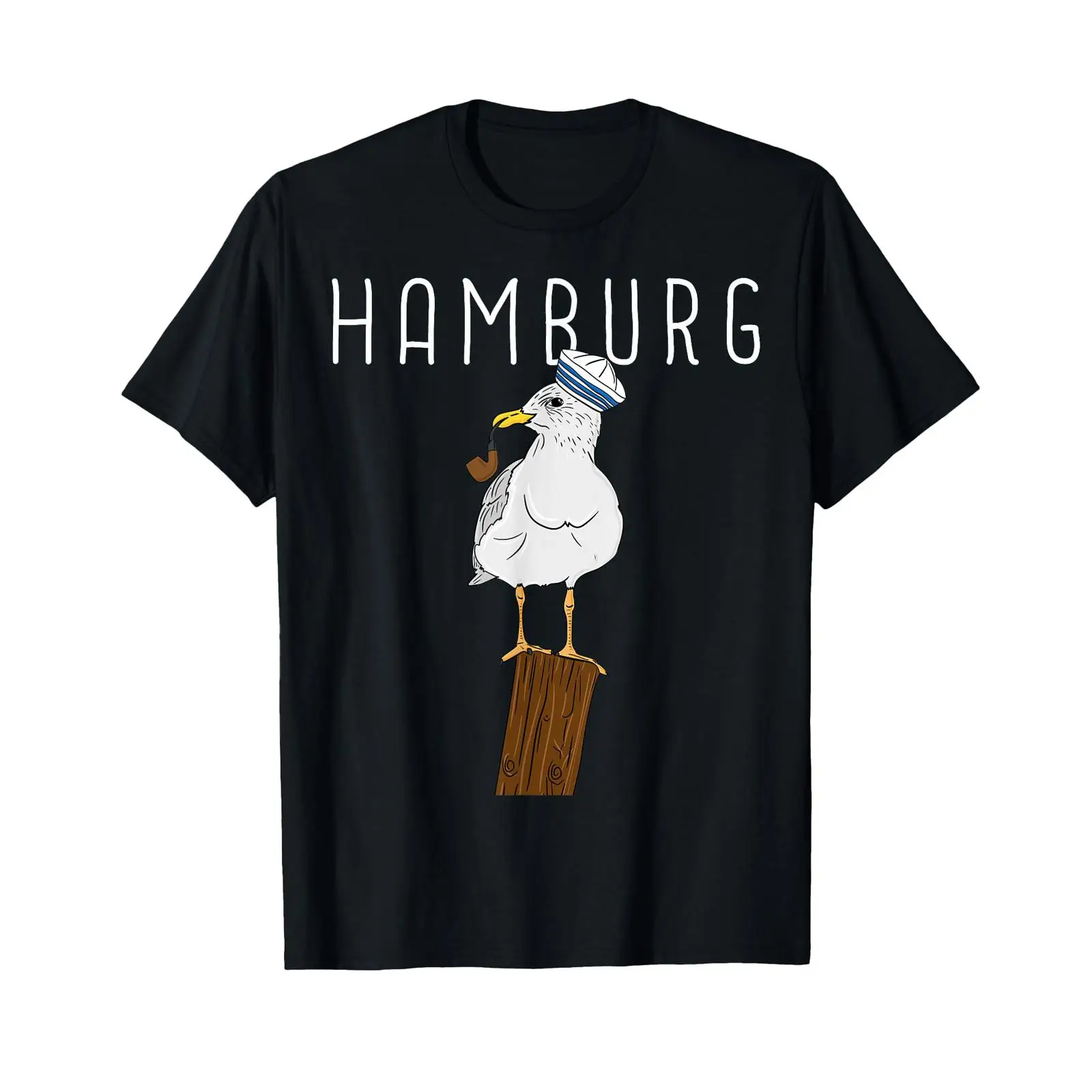 Vintage Fashion Hamburg - Camiseta Moin Hamburg Spruch Möwe Digga
