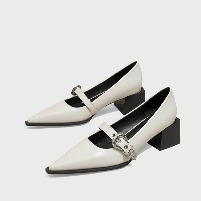 Vintage Fashion Dresses - Sapatos Femininos Mary Jane Vintage de