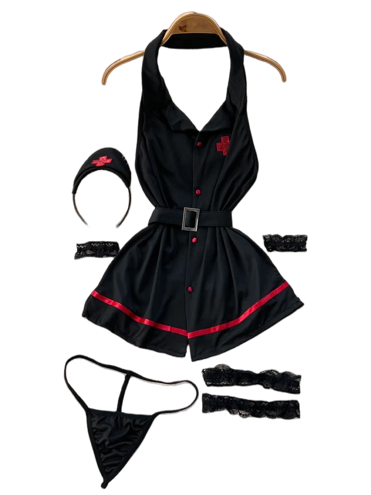 Vintage Fashion Dresses - Vestido de Lingerie Sensual Erótica com
