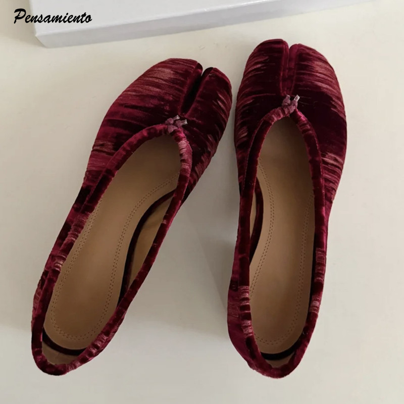 Vintage Fashion Online - Sapatos de Ballet Femininos Vintage com