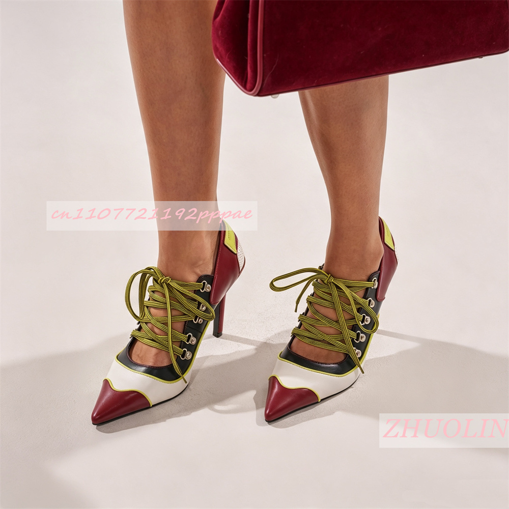 Vintage Fashion Online - Sapatos femininos de salto agulha com