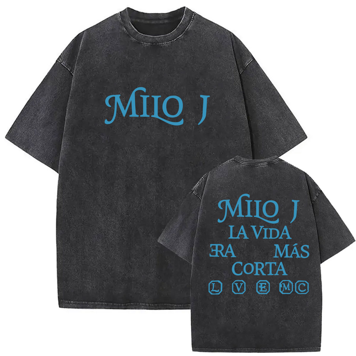 Vintage Fashion La - Camisetas Lavadas de Dupla Face do