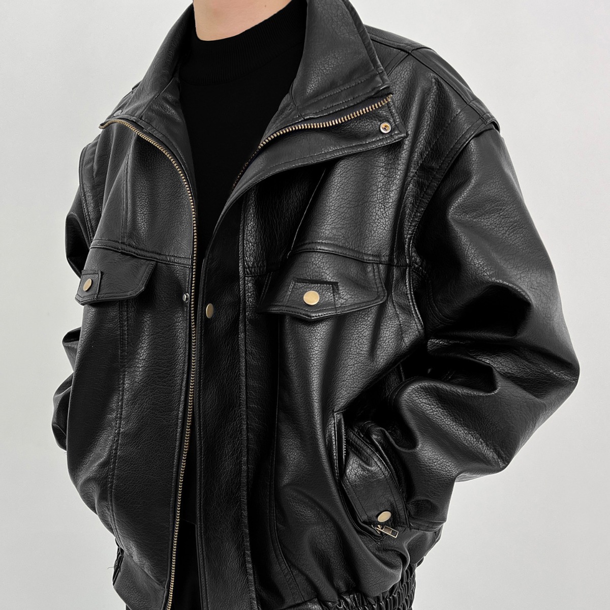 Jaqueta de motociclista espess - Vintage Windbreaker Nylon avaliação e preço