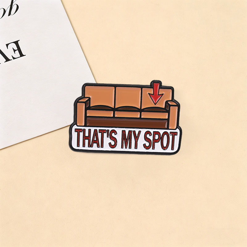 That's My Spot Broche Esmaltad - Vintage Fashion Quotes avaliação e preço