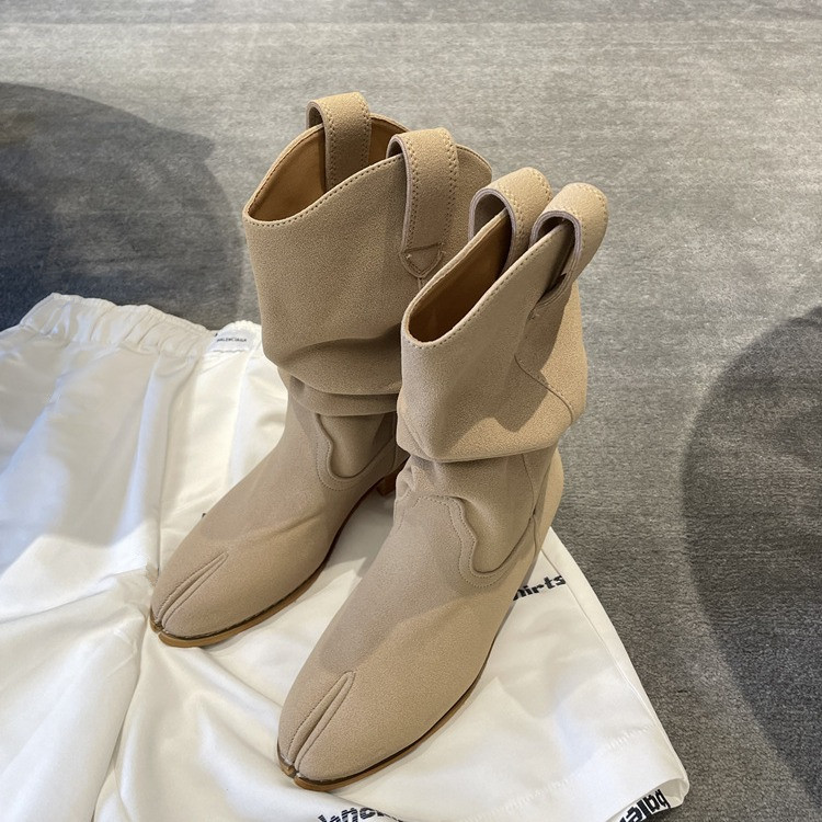 Moda vintage botas de dedos di - Vintage Fashion Online avaliação e preço