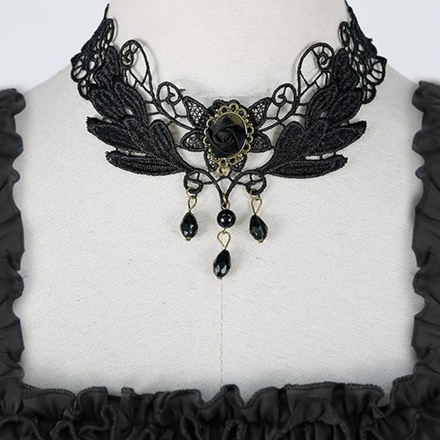 Vestido Gótico Feminino com Co - Vintage Fashion Dresses avaliação e preço