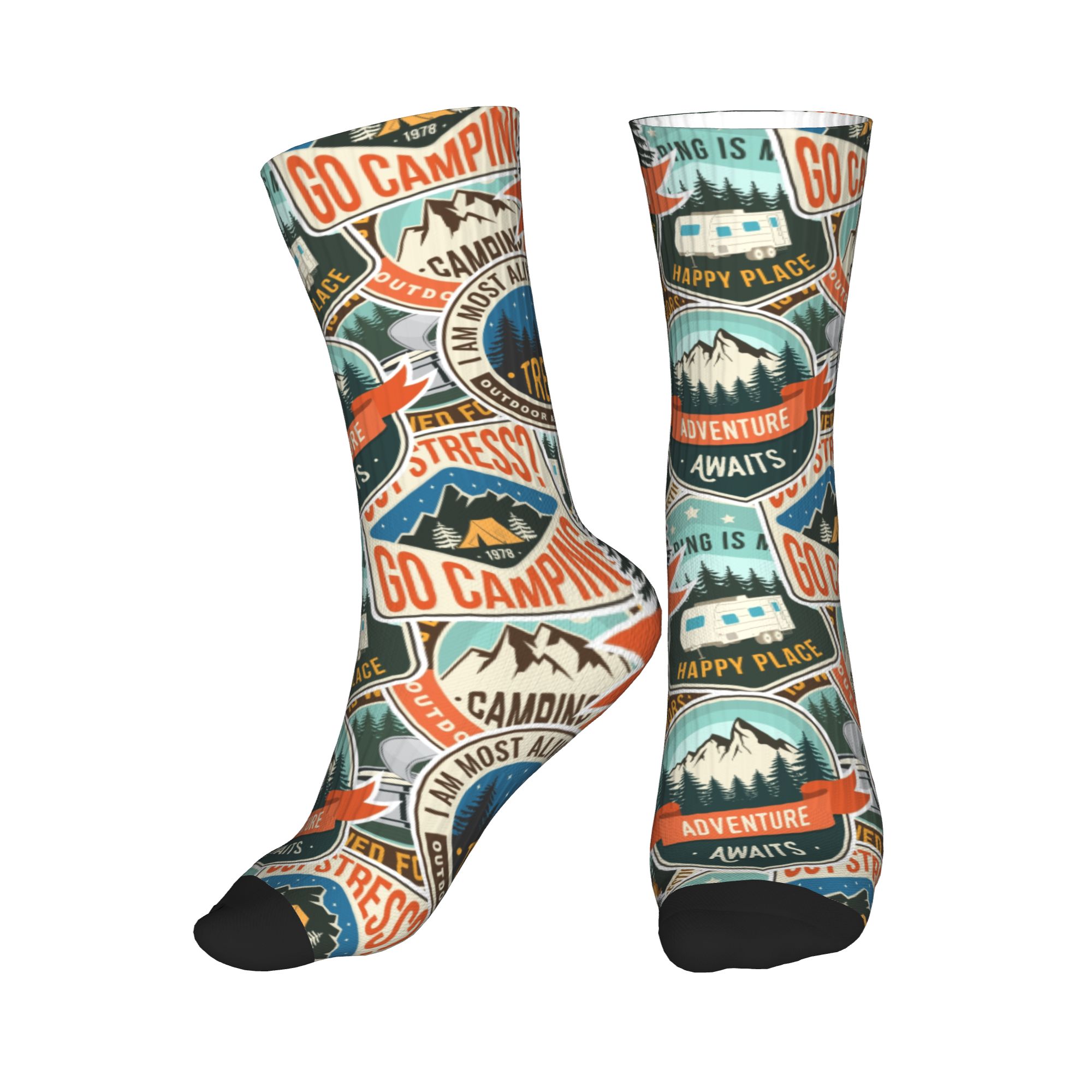 Meias de Vestir Estampadas Sem - Vintage Outdoor Fashion avaliação e preço