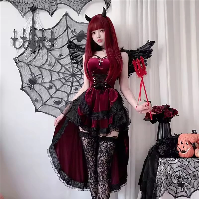 Vestido de Noiva Vampira Gótic - Vintage Fashion Dresses avaliação e preço