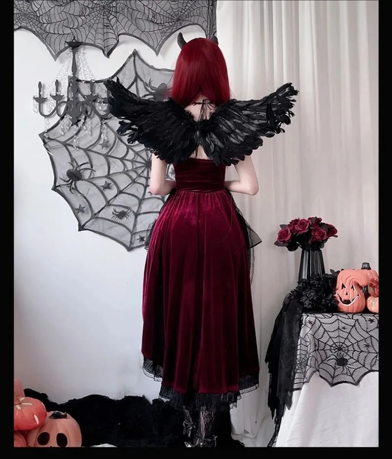 Vestido de Noiva Vampira Gótic - Vintage Fashion Dresses avaliação e preço