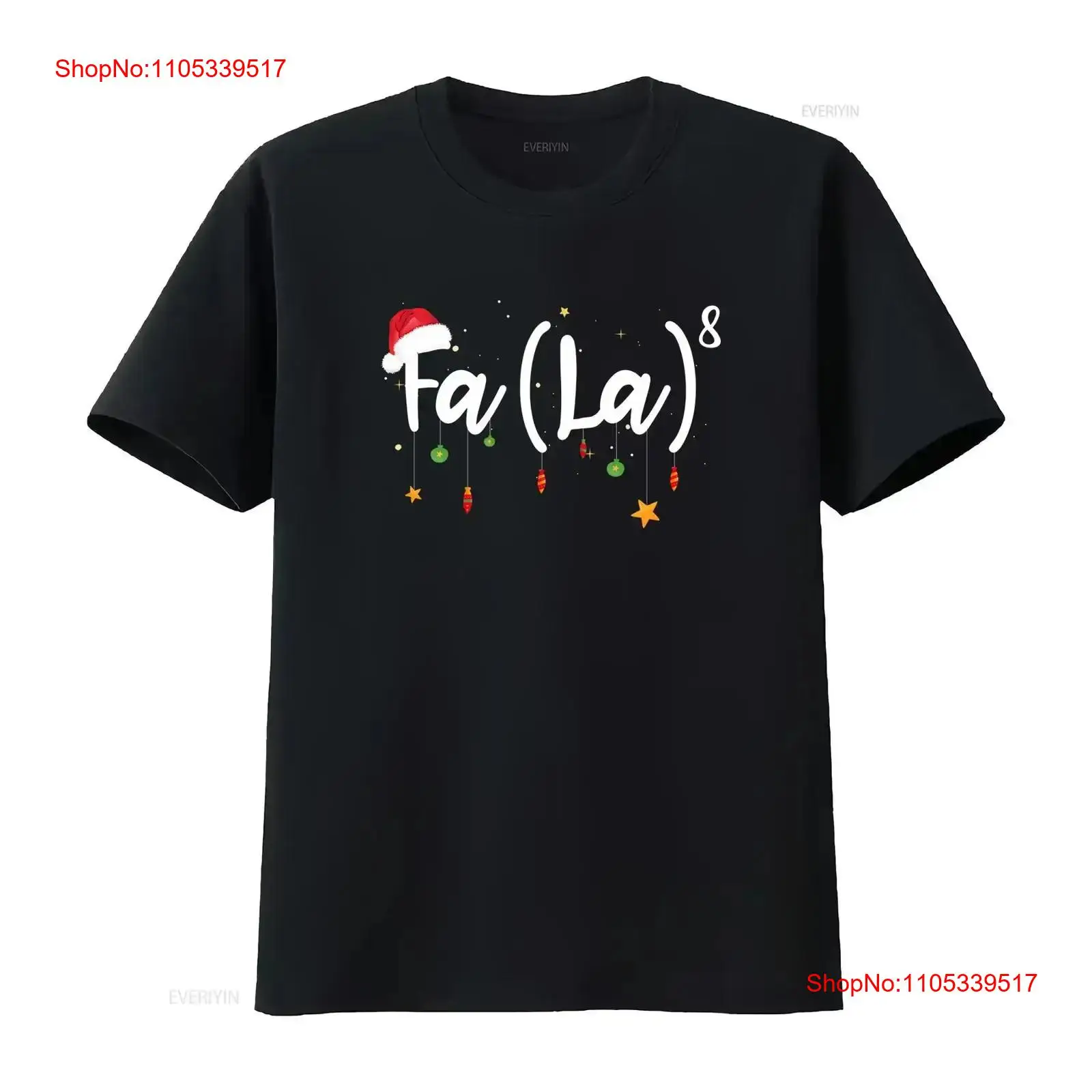 Camiseta Engraçada de Natal FA - Vintage Fashion La avaliação e preço