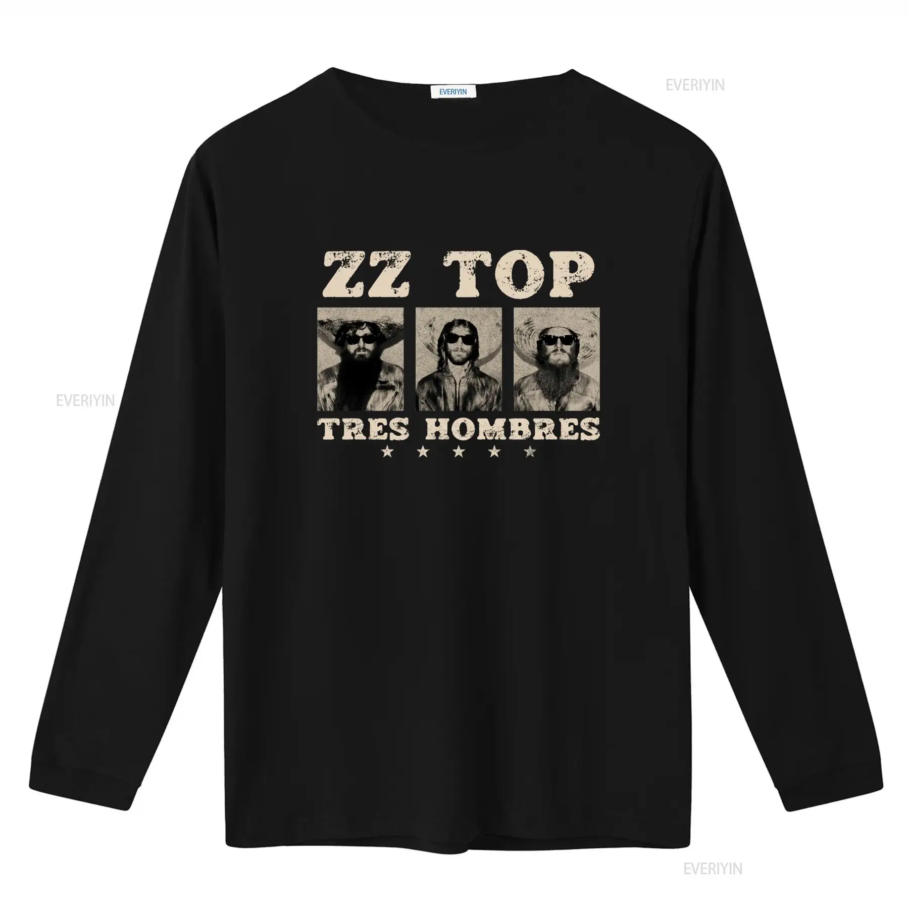 Camiseta Tres Hombres ZZ Top R - Vintage Fashion La avaliação e preço