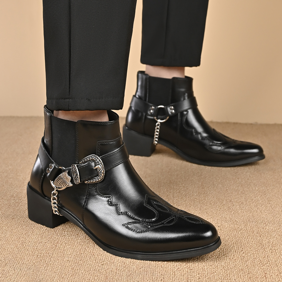 Botas Masculinas de Couro Vint - Vintage Fashion Online avaliação e preço