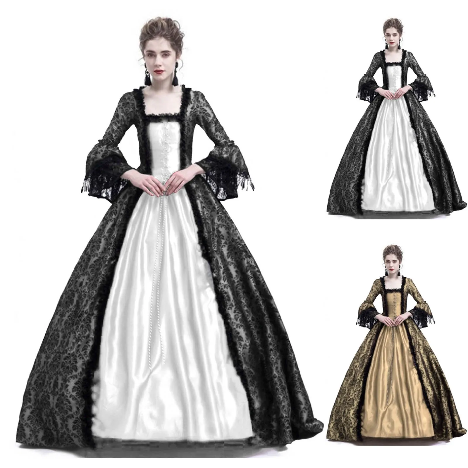 Fantasia de Halloween para Mul - Vintage Fashion Dresses avaliação e preço