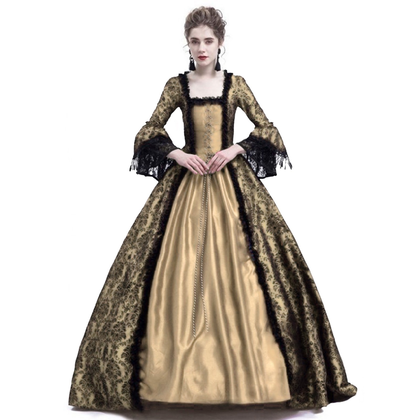 Fantasia de Halloween para Mul - Vintage Fashion Dresses avaliação e preço