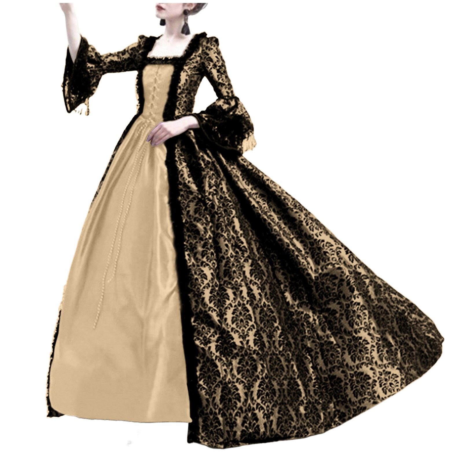 Fantasia de Halloween para Mul - Vintage Fashion Dresses avaliação e preço